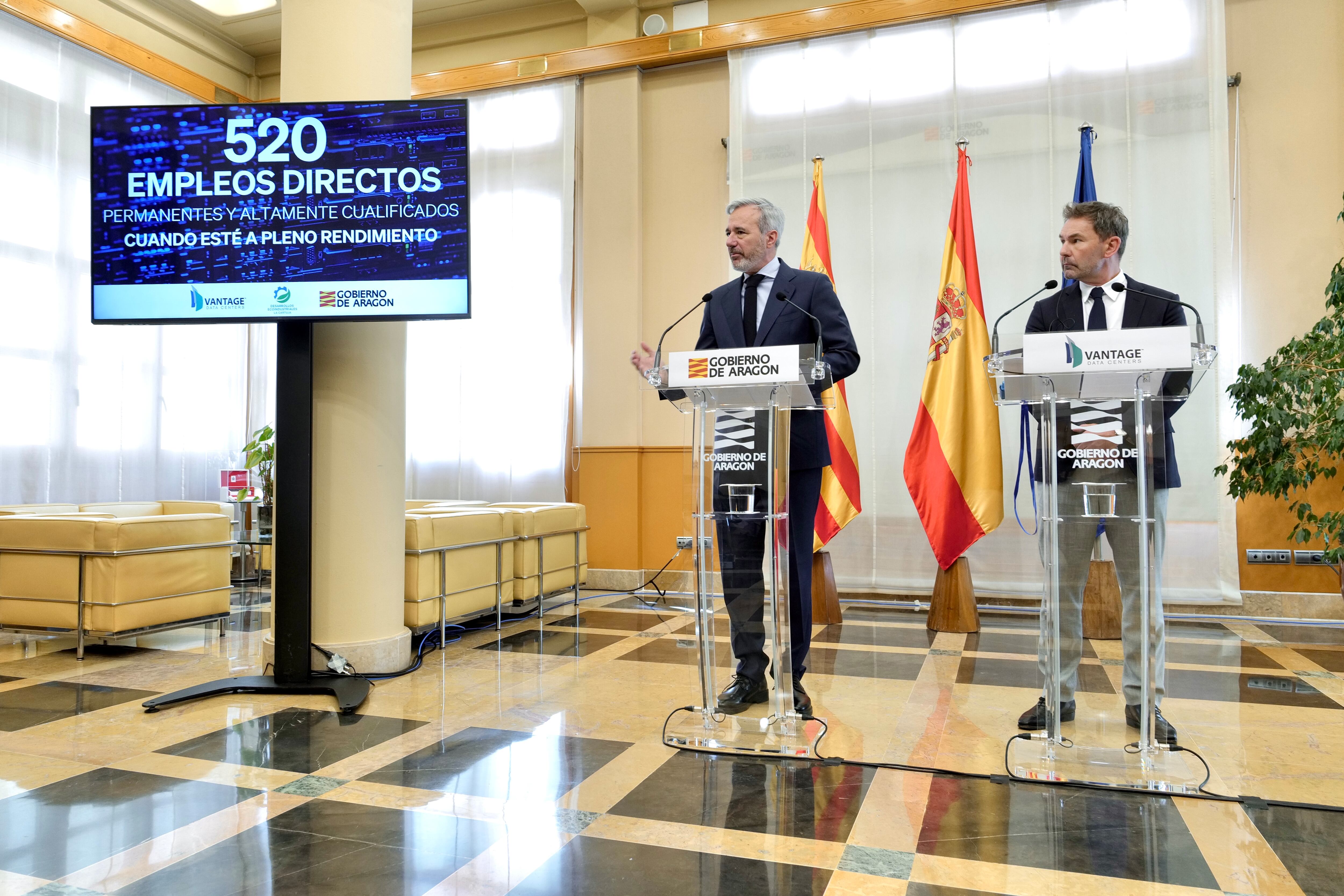 La multinacional Vantage proyecta un centro de datos en Villanueva de Gállego, con una inversión de 3.200 millones