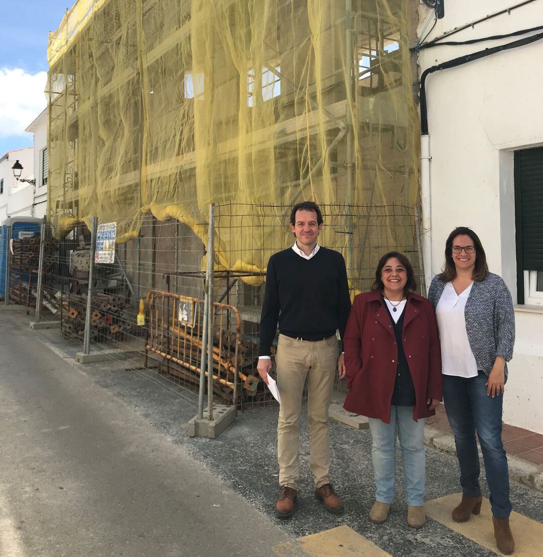 Marc  Pons, Carol Marquès y Susana Mora en Sant Lluís