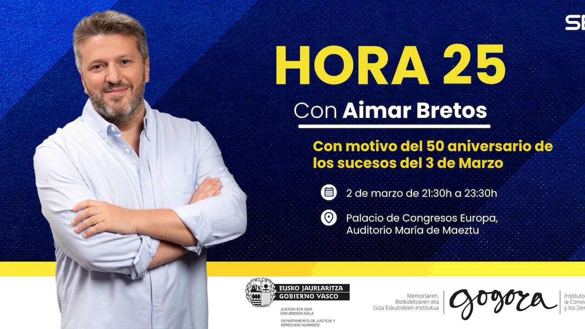 Hora 25 en directo desde Vitoria, con motivo del 50 aniversario de los sucesos del 3 de Marzo