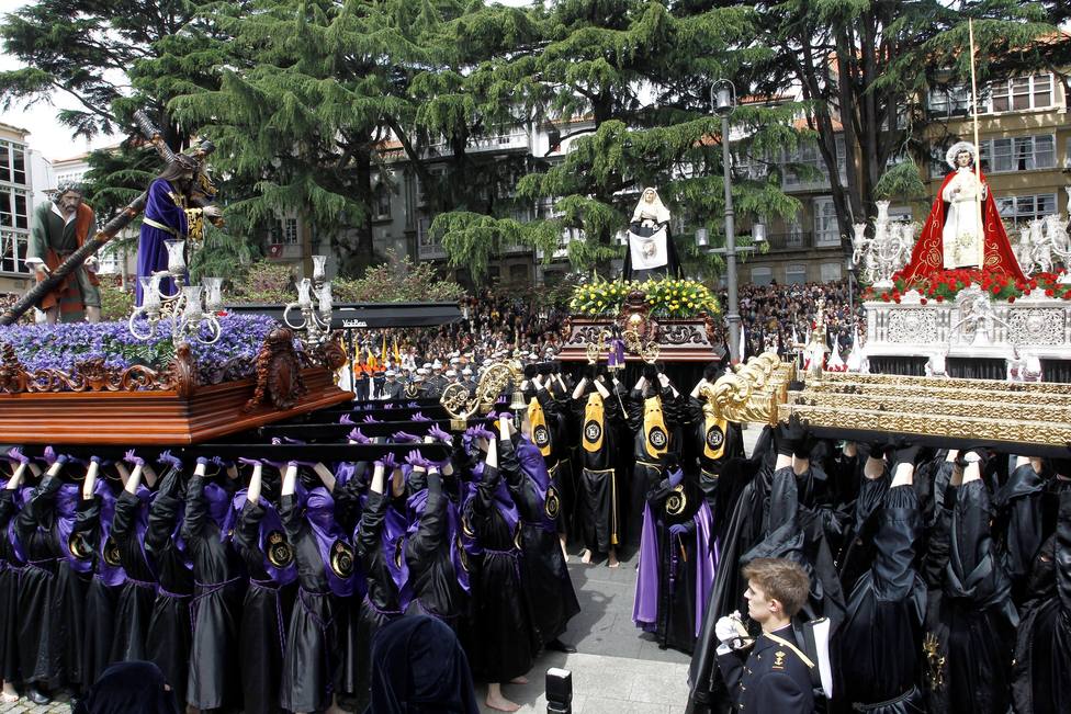 Procesión del Santo Encuentro de Ferrol en 2019 (foto: Kiko Delgado / EFE)