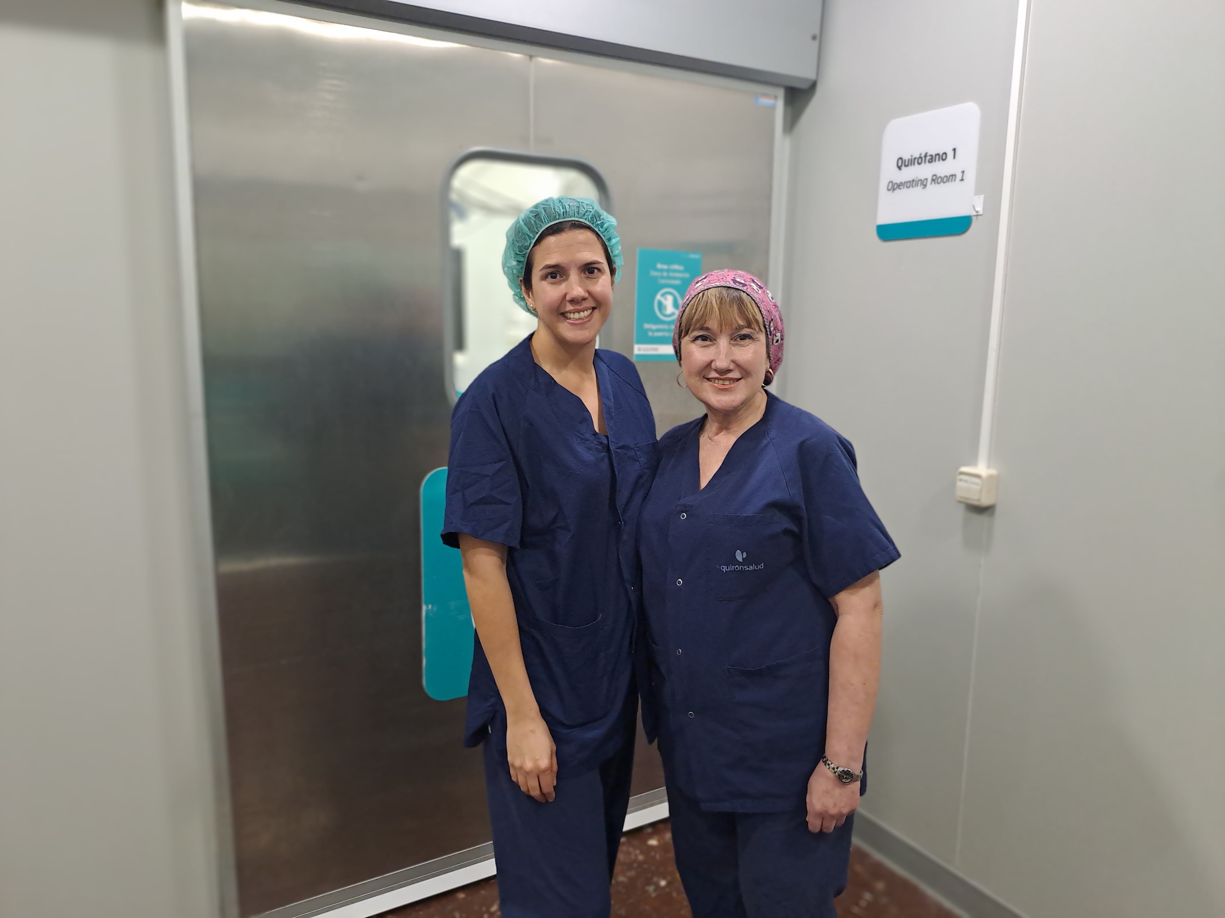 Las doctoras Irene lópez y Tania García