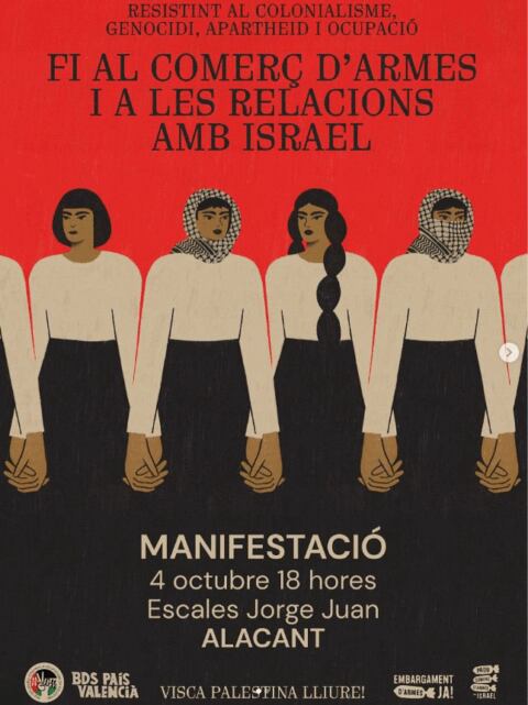 Cartel de la manifestación
