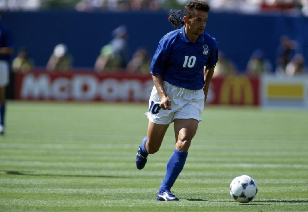 Roberto Baggio, durante el Mundial USA 94