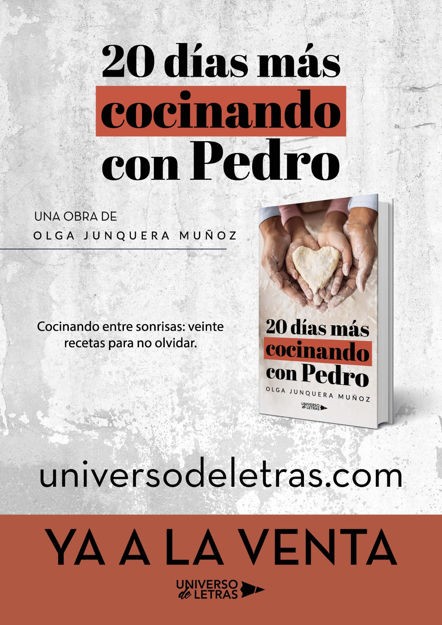 Invitación a la presentación del libro &quot;Veinte días más cocinando con Pedro