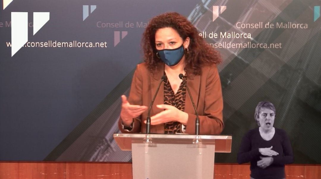 La presidenta del Consell de Mallorca, Catalina Cladera