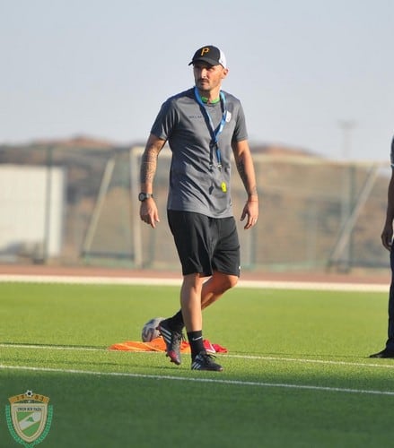 El nuevo entrenador del Unión Sur Yaiza, Miguel Fernández.