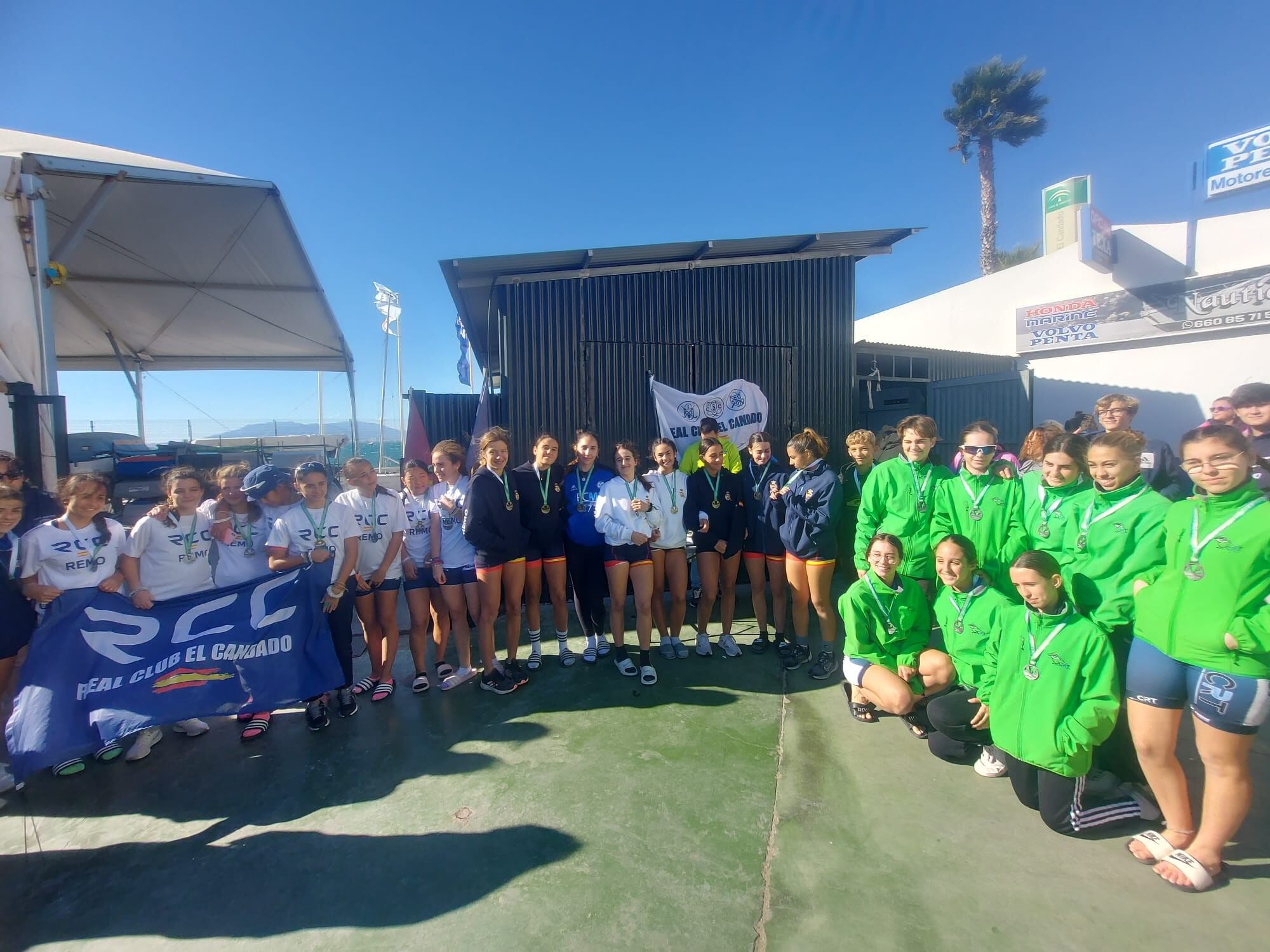 El Real Club Mediterráneo campeón de la Liga Andaluza de remo