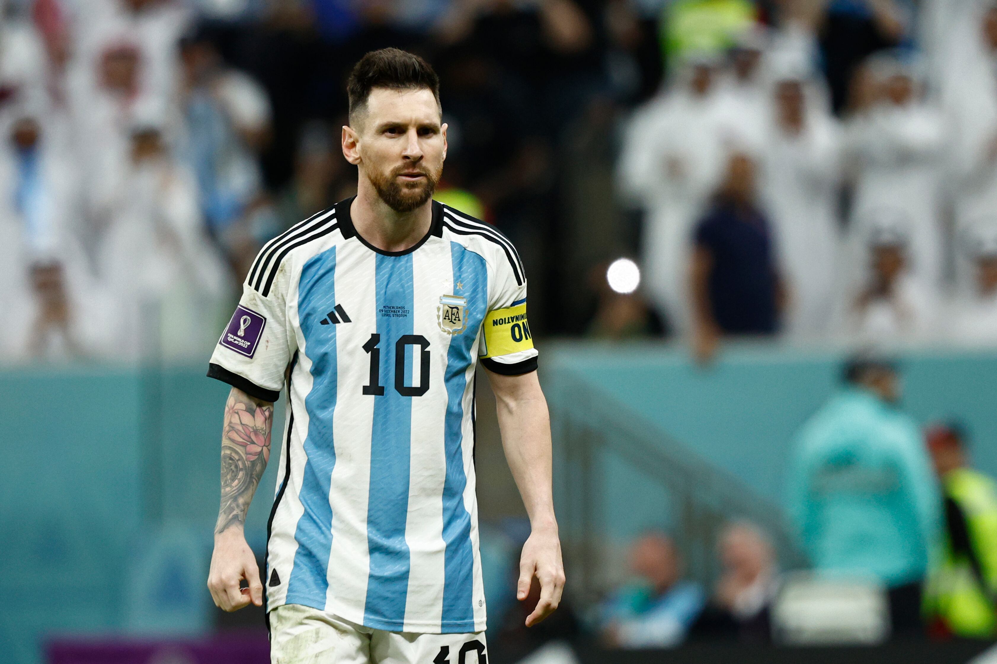 Leo Messi, ante la oportunidad de jugar su segunda final de un Mundial en Qatar.