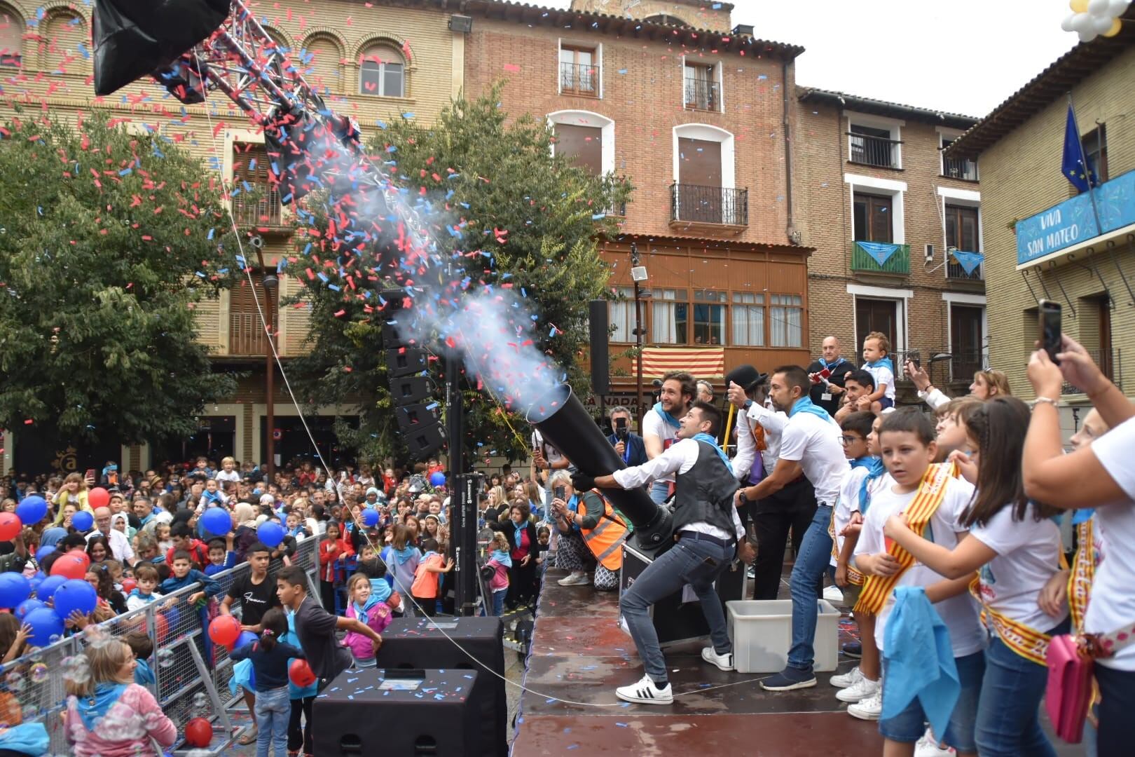 Imagen de archivo del chupizano infantil celebrado el año pasado. Foto: Ayto. de Monzón