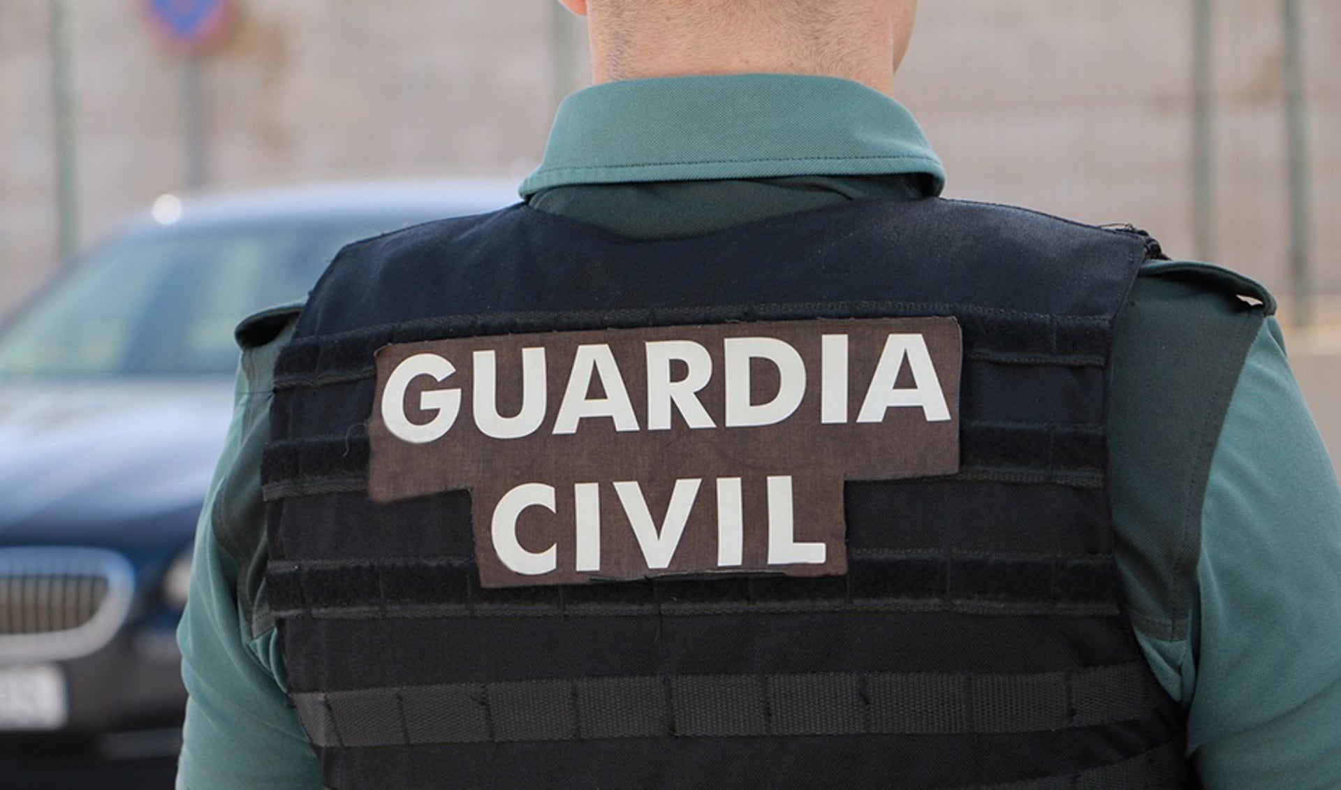 Un agente de la Guardia Civil, de espalda.Archivo.