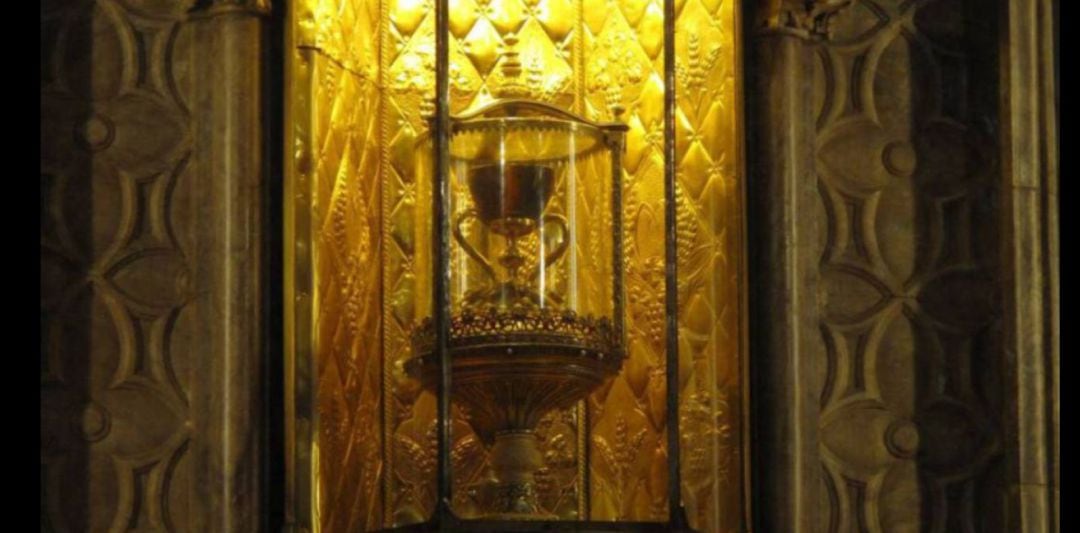 Imagen del Santo Grial en València.