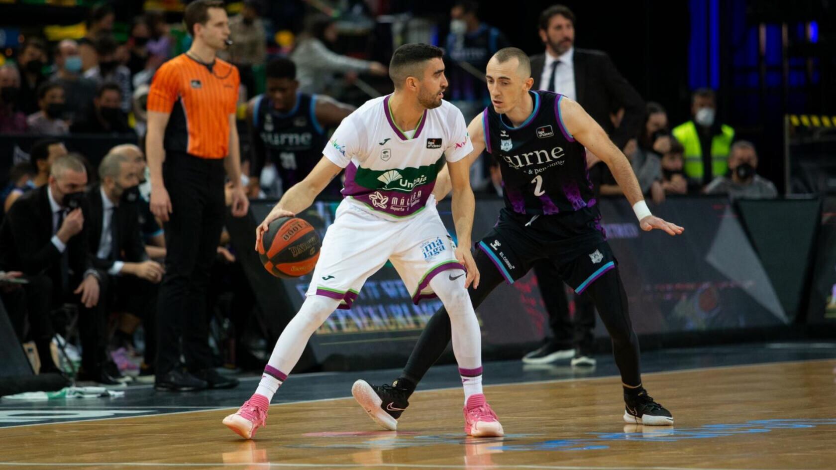 Jaime Fernández, en el partido que el Unicaja jugó en Bilbao