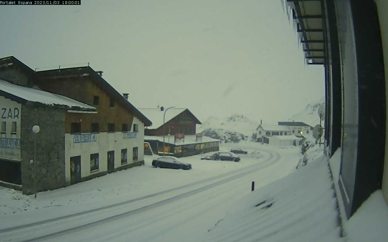 Paso fronterizo del Portalet este viernes por la tarde