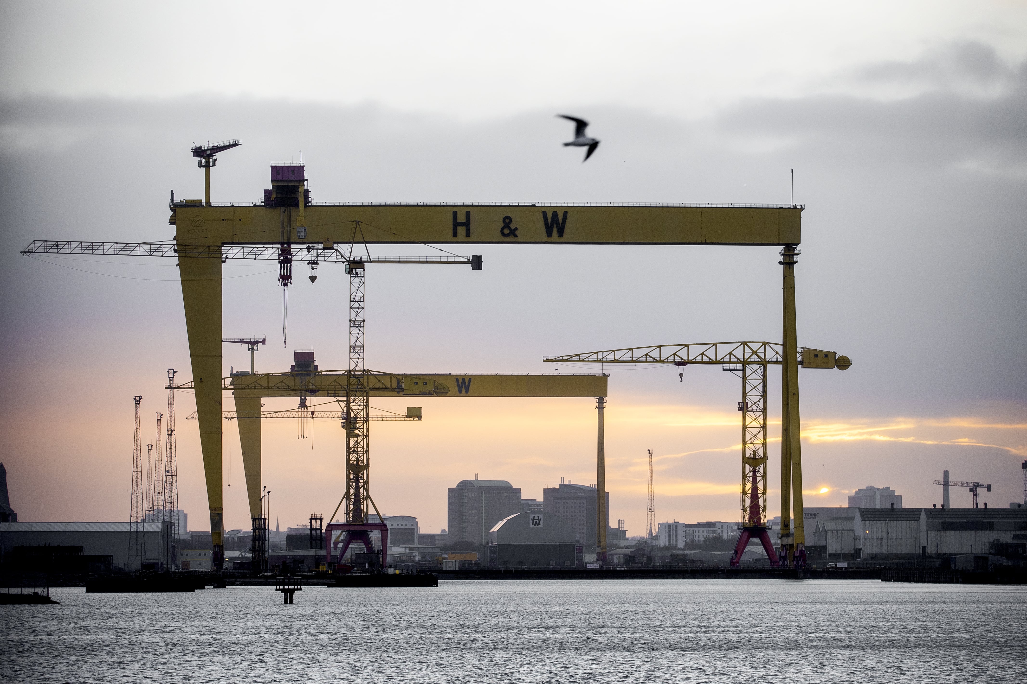 Astillero Harland and Wolff en Belfast