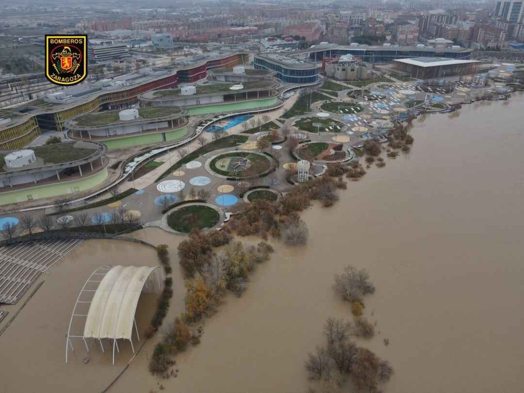 El recinto Expo, inundado este 14 de diciembre