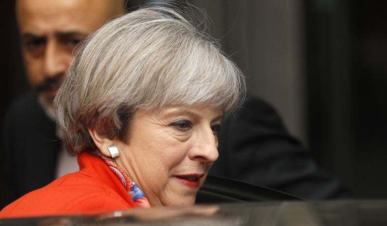 La primera ministra británica, Theresa May.