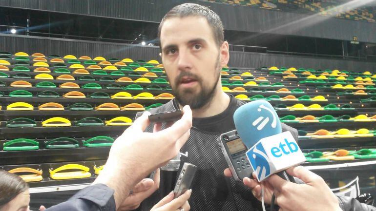 Germán Gabriel, jugador de Bilbao Basket