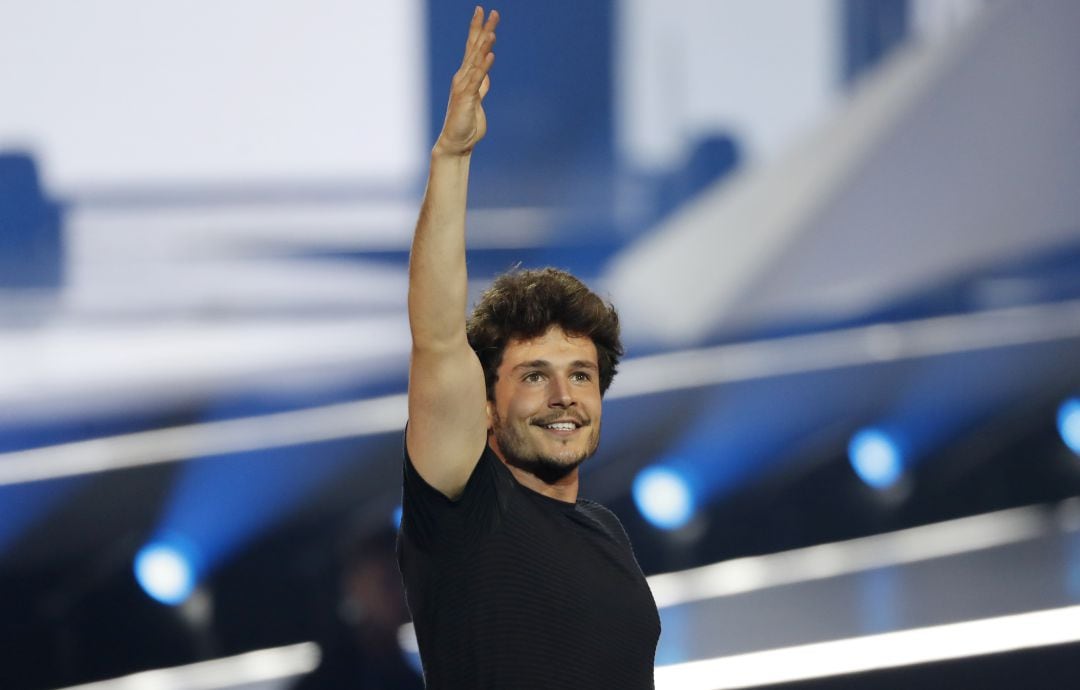 Miki Núñez durante su actuación en Eurovisión 2019.