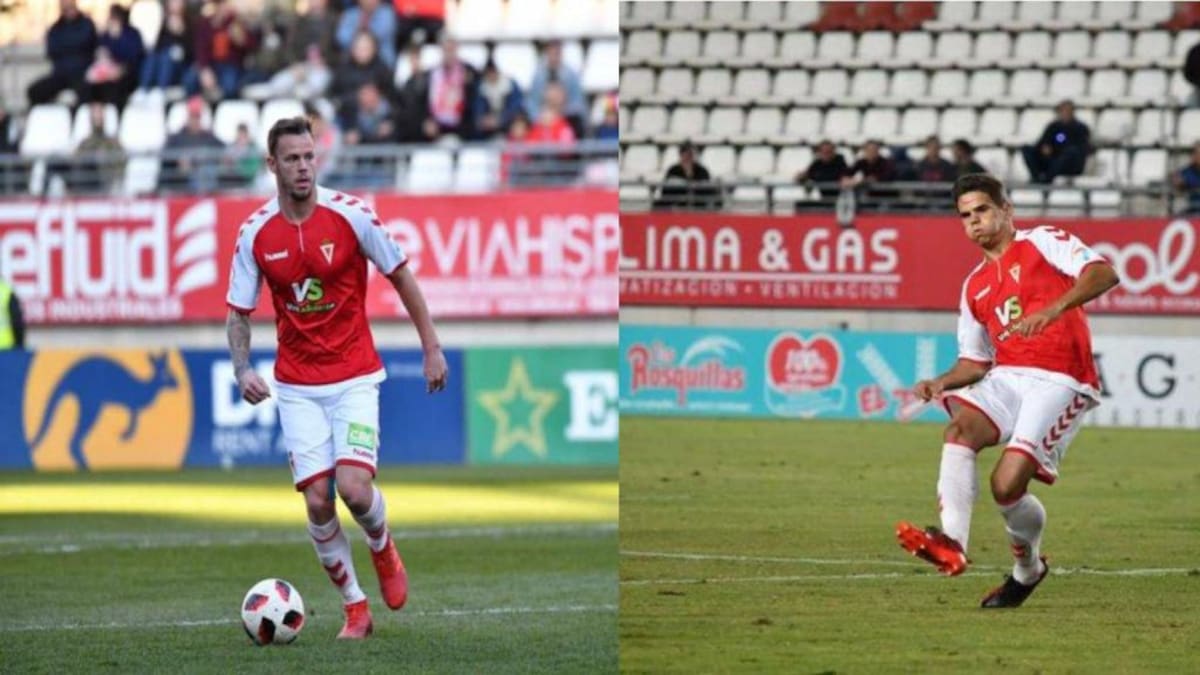 Hugo Álvarez y Charlie Dean abandonan el Real Murcia
