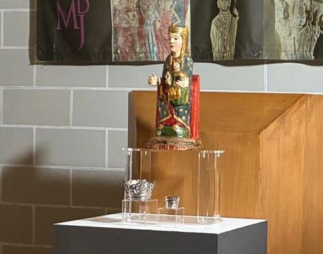 El Gobierno de Aragón restaura la talla de la Virgen de Ubieto con una inversión de 5.000 euros