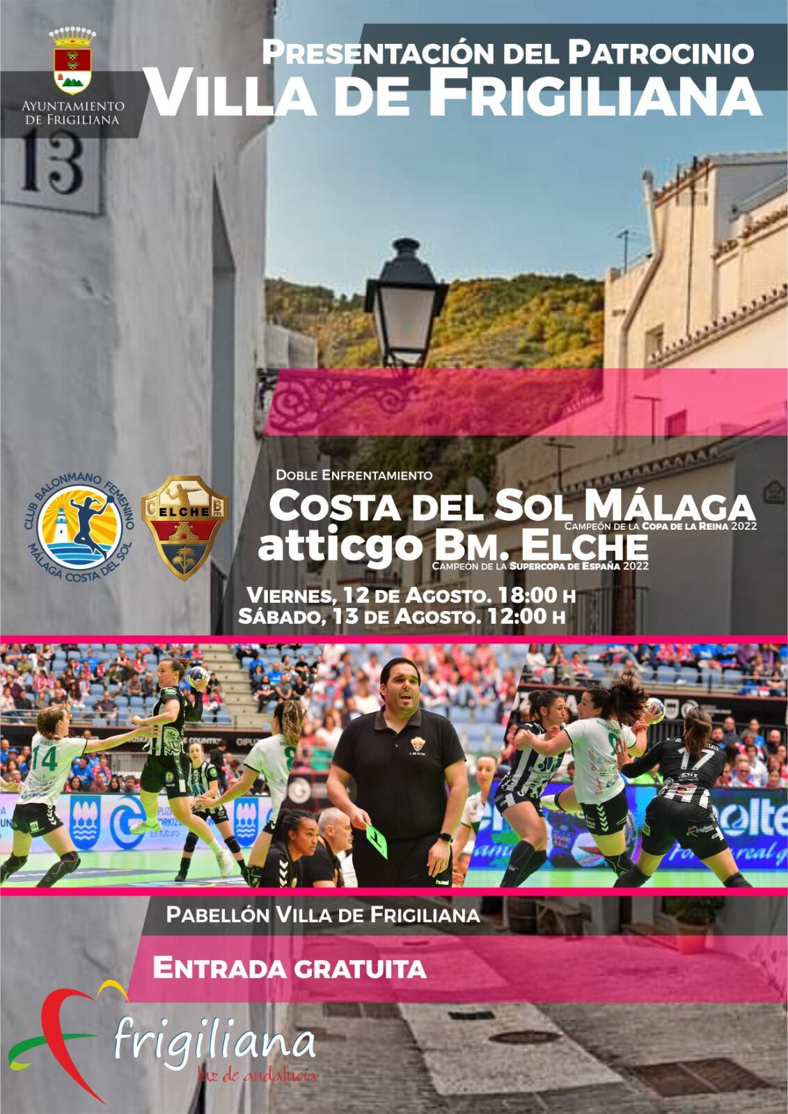 El trofeo Villa de Frigiliana de balonmano contará con la participación del Costa del Sol y el Balonmano Elche