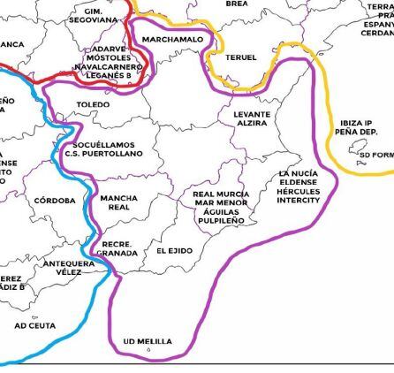 Distribución Gr. V Segunda RFEF