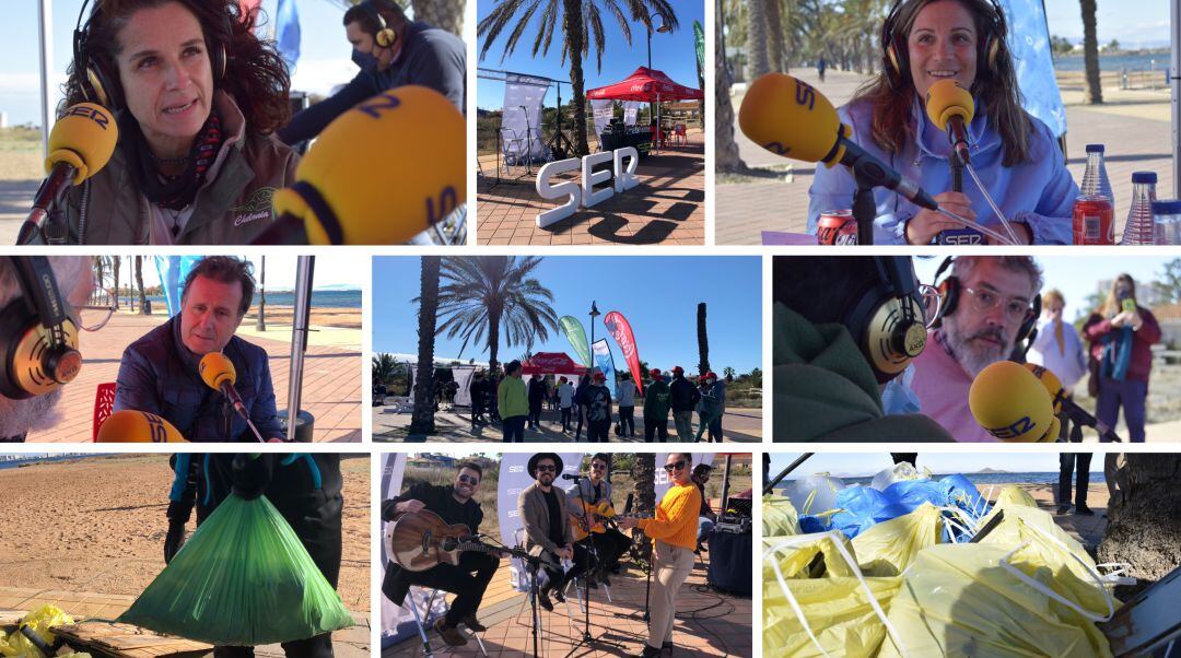 Los protagonistas del programa &#039;Hoy por Hoy Región de Murcia&#039; desde Mar de Cristal