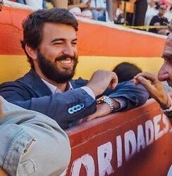 Juan García Gallardo en la plaza de toros de Roa