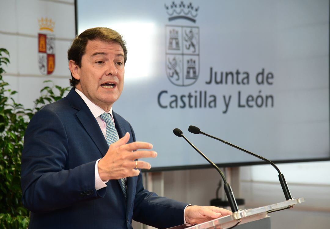 Alfonso Fernández Mañueco, presidente de la Junta de Castilla y León