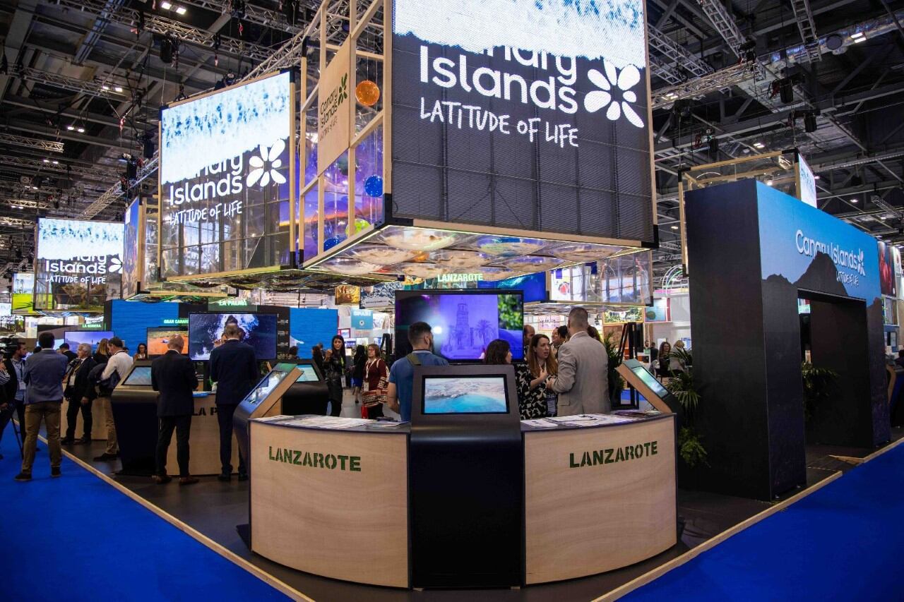 Stand de Lanzarote en la World Travel Market.