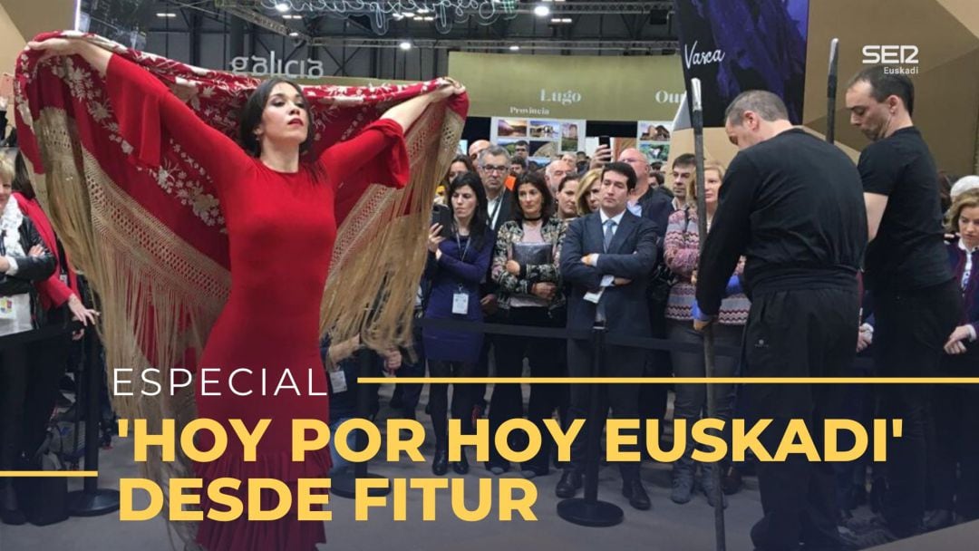 Imagen del espectáculo &#039;Burdina&#039; que ha abierto el stand de Euskadi 