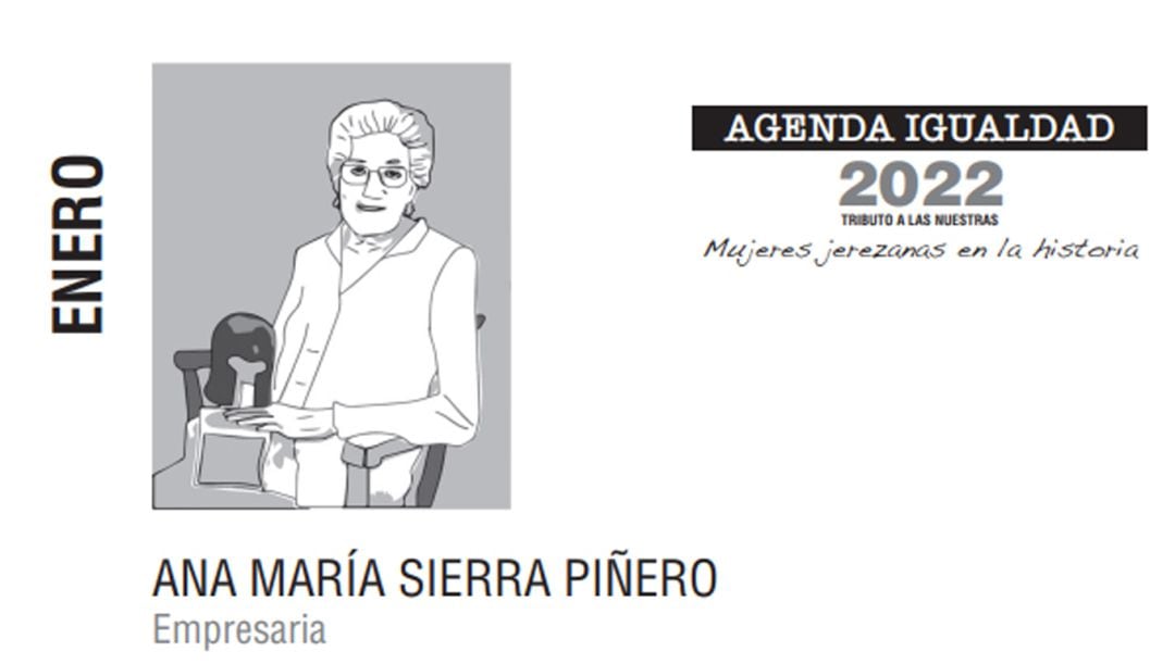 Ana María Sierra es la protagonista del mes de enero de la agenda