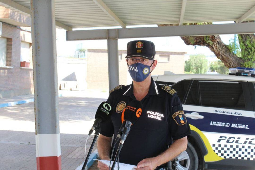 Intendente jefe Policía Local Novelda, Rafael Sarrió