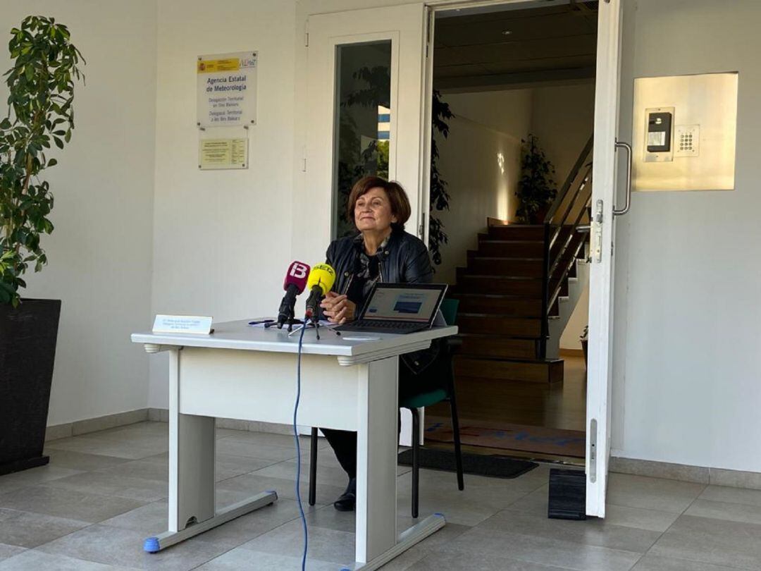 La delegada territorial de AEMET en las Balears, María José Guerrero