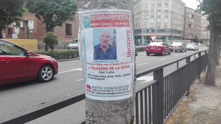 Cartel de búsqueda de Juan Manuel Botija