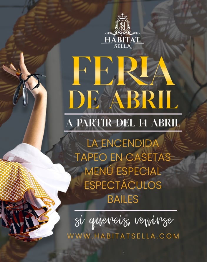 Habitat Sella acerca la feria de Sevilla al 14 de abril