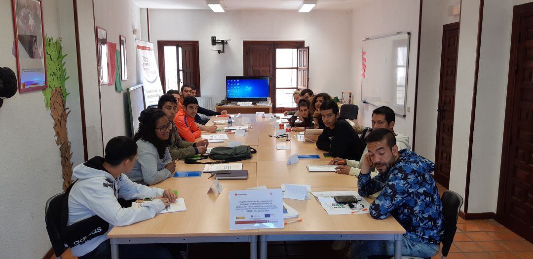 Participantes en los cursos de formación que ofrece Cruz Roja en Medina del Campo