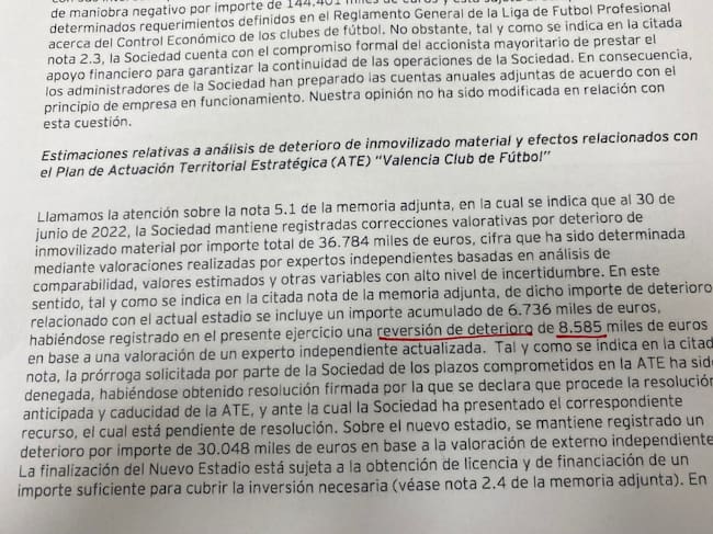 Reversión del deterioro.