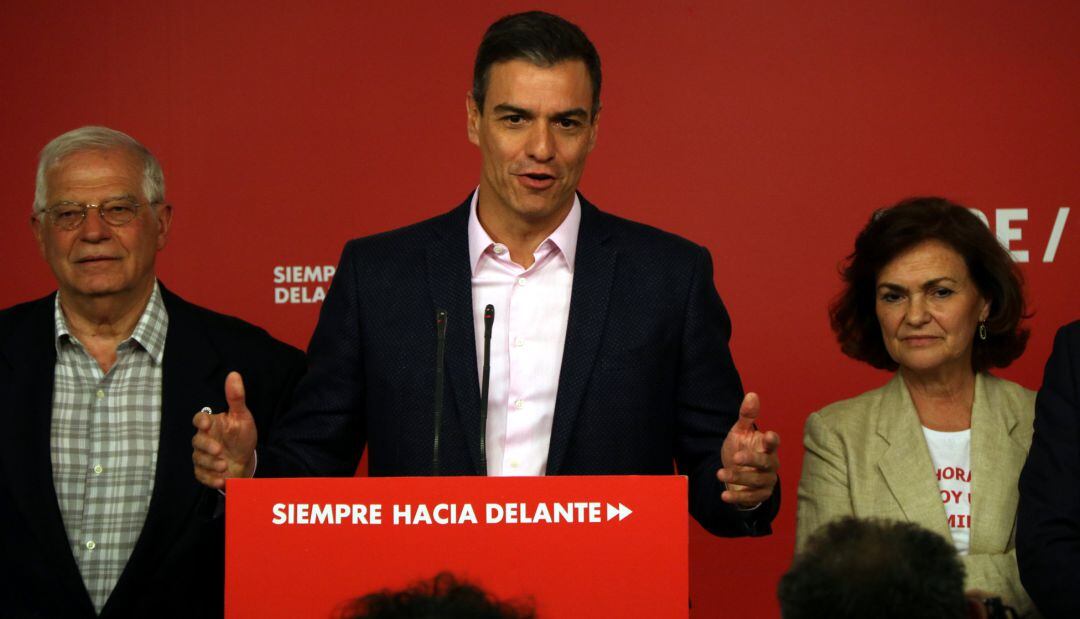 El presidente del Gobierno en funciones, Pedro Sánchez