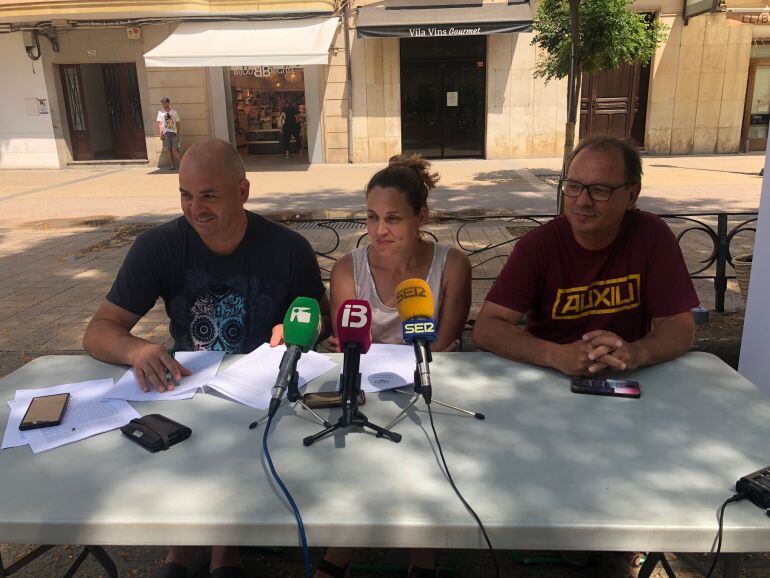 Los representantes de la Asociación de Docentes de Ibiza