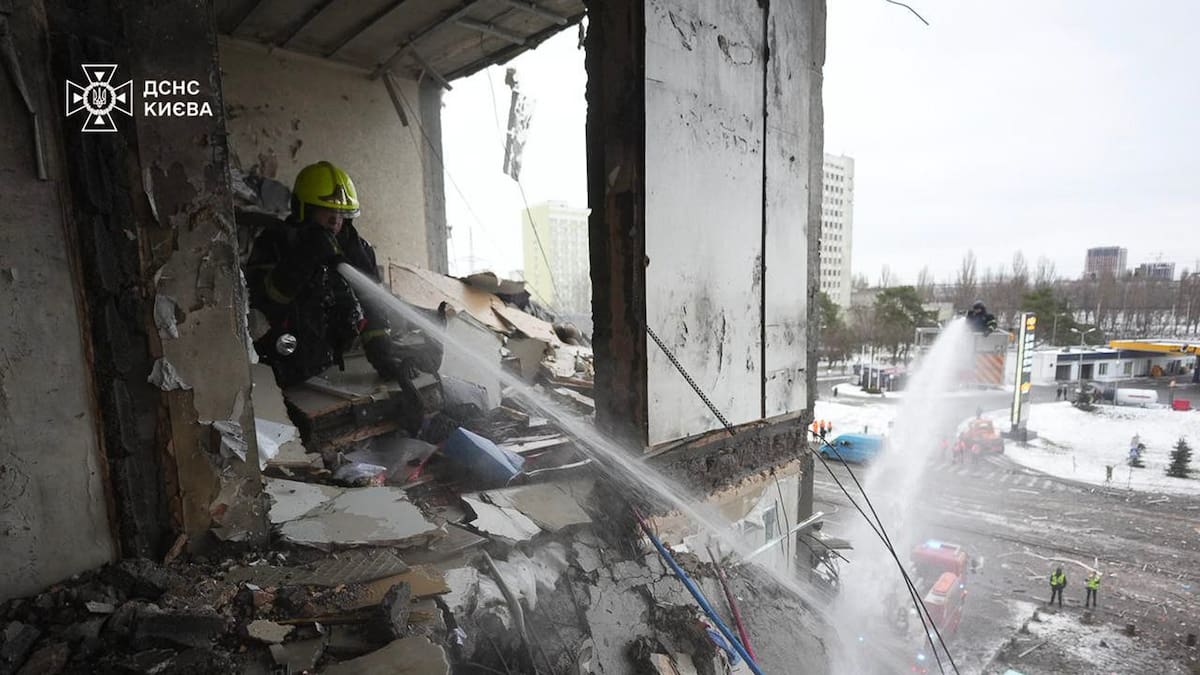 Rusia vuelve a golpear con fuerza Ucrania horas antes de la reunión entre Kiev y EEUU: al menos un muerto y 28 heridos