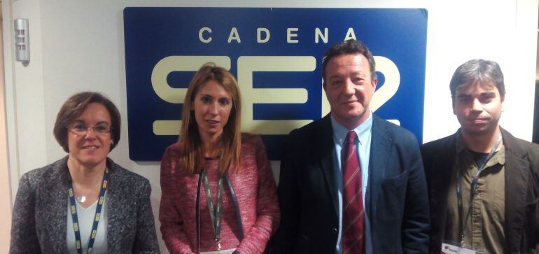Purificación Causapié (PSOE), Silvia Saavedra (Ciudadanos), Iñigo Henríquez de Luna (PP) y Jorge García Castaño (Ahora Madrid). 