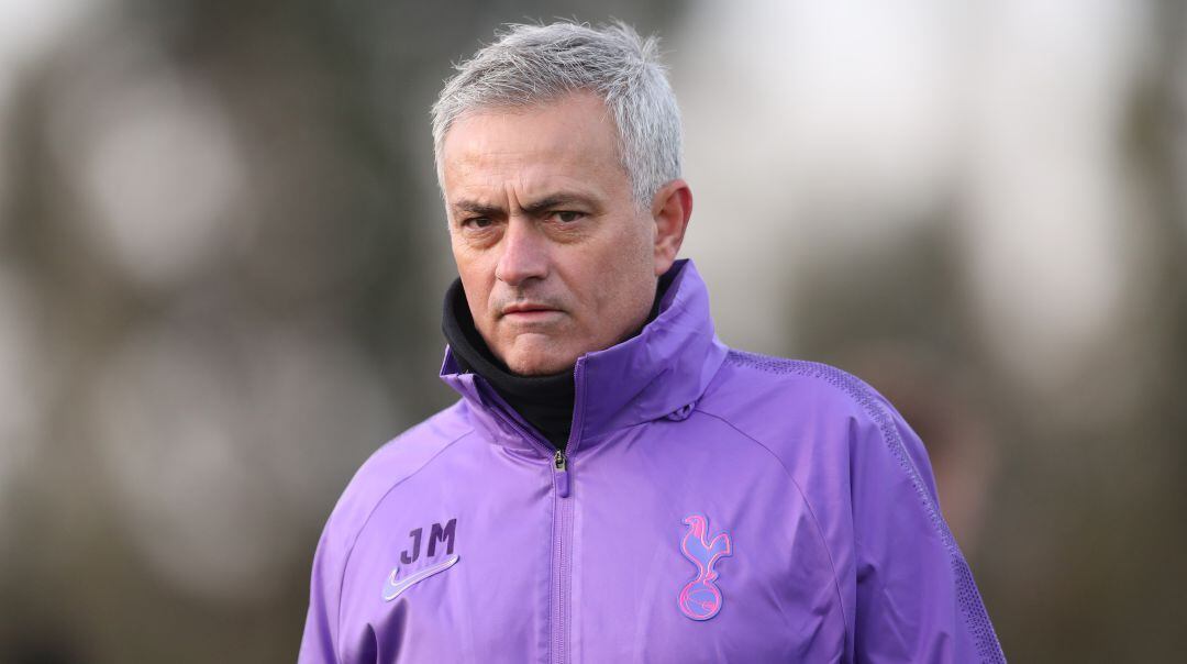 José Mourinho, en su primer entrenamiento con el Tottenham