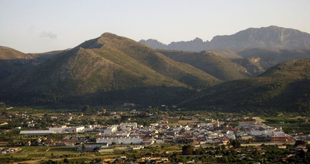 Xaló, uno de los pequeños municipios de Alicante.