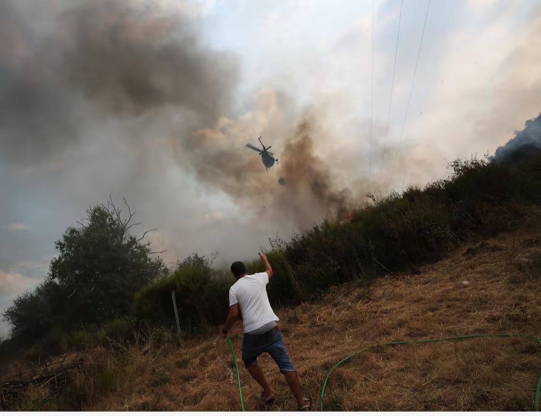 Incendio en León