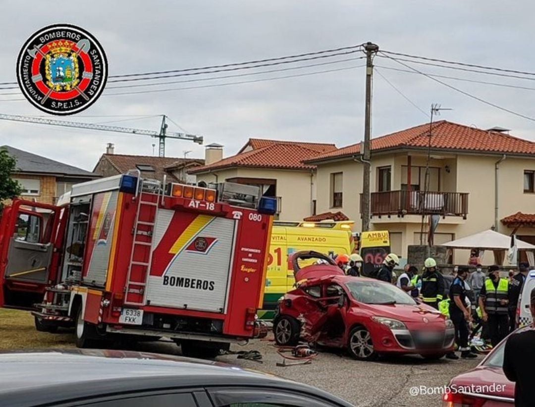 Accidente de tráfico en Santander