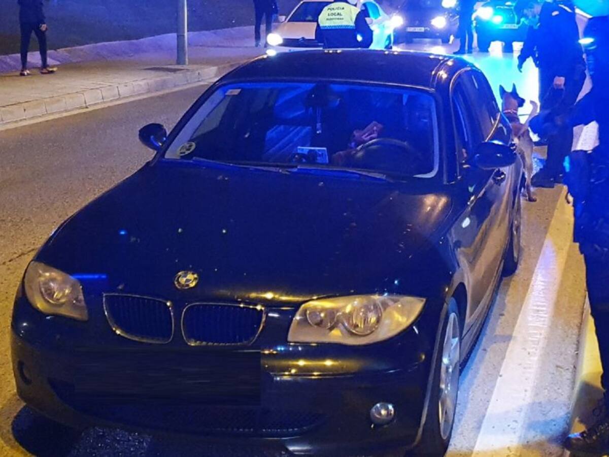 Un detenido en un control policial en Algeciras por transportar 10 pastillas de hachís en su vehículo