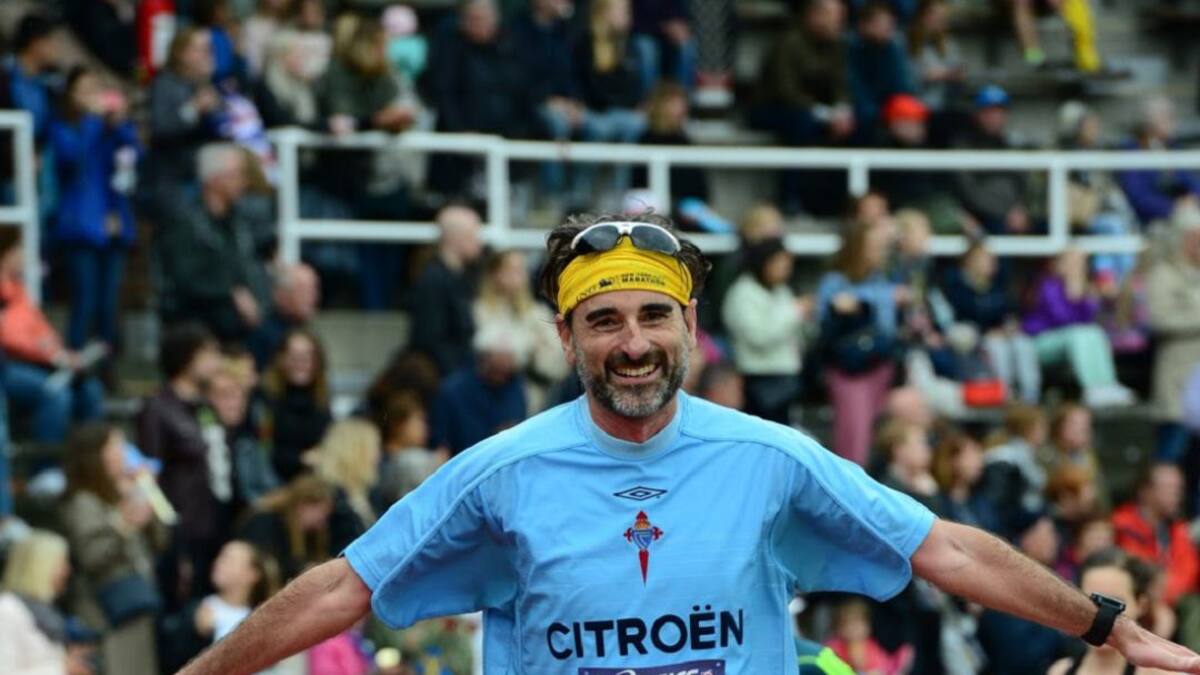 El escudo del Celta en su recorrido de despedida