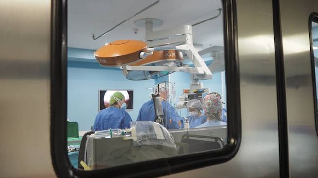 Quirófano del Hospital San Jorge de Huesca