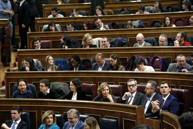 Imagen de la sesión constituyente del Congreso